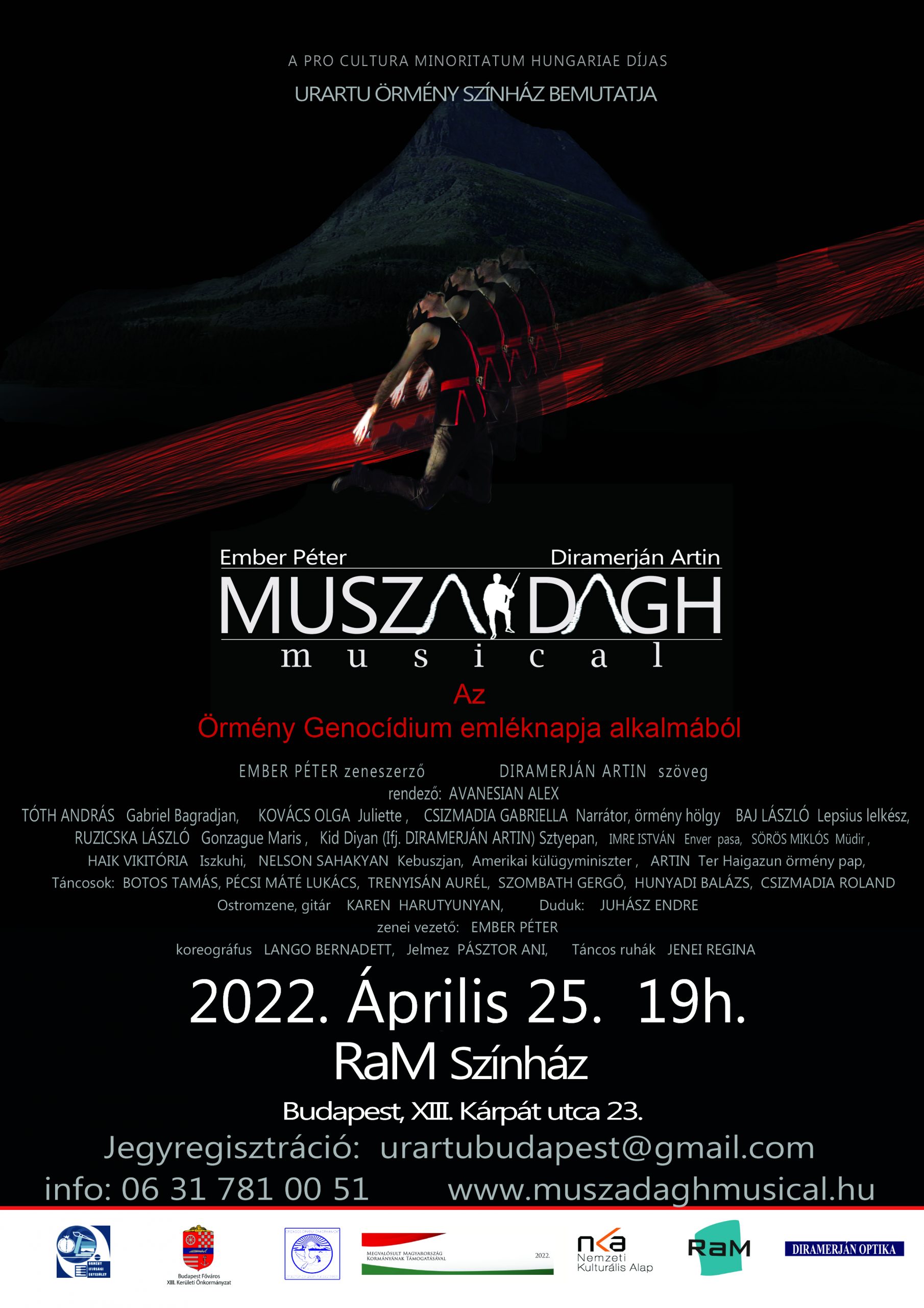 You are currently viewing MUSZA DAGH MUSICAL – Ram Colosseum 2022.04.25